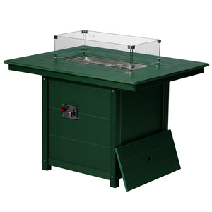 Sedona Rectangular 34" X 46" Dining Fire Pit Table