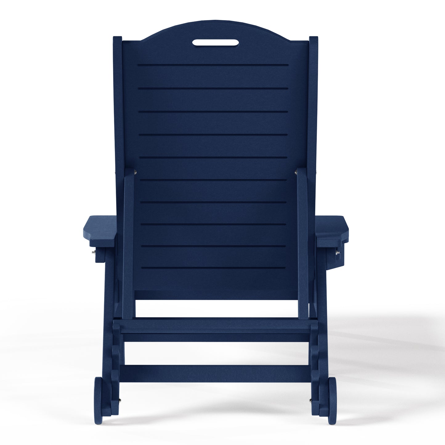 Santa Barbara Reclining Chaise Lounge with Cup Holder and Wheels