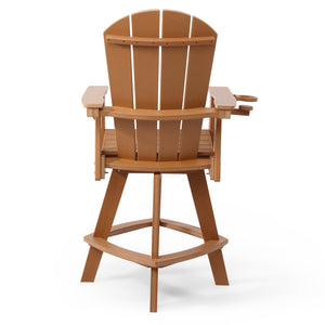 Chatham Adirondack Swivel Bar Chair with Cup Holder