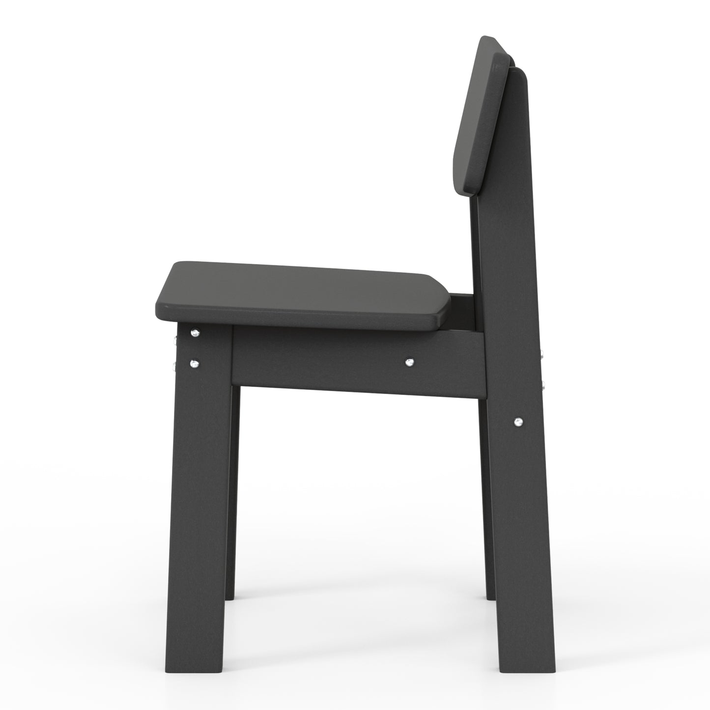 Tiny Terraces Essentials Kids' All-Weather Outdoor Dining Chair (Set of 2)