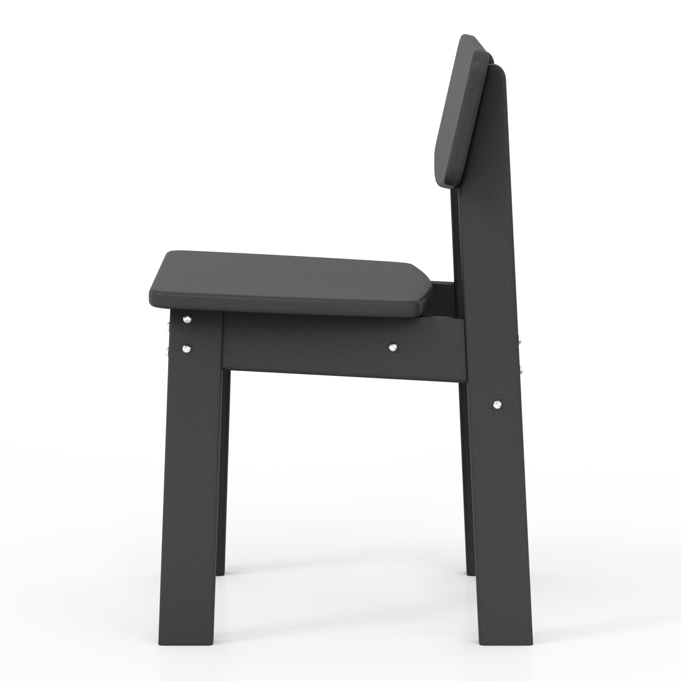 Tiny Terraces Essentials Kids' All-Weather Outdoor Dining Chair (Set of 2)