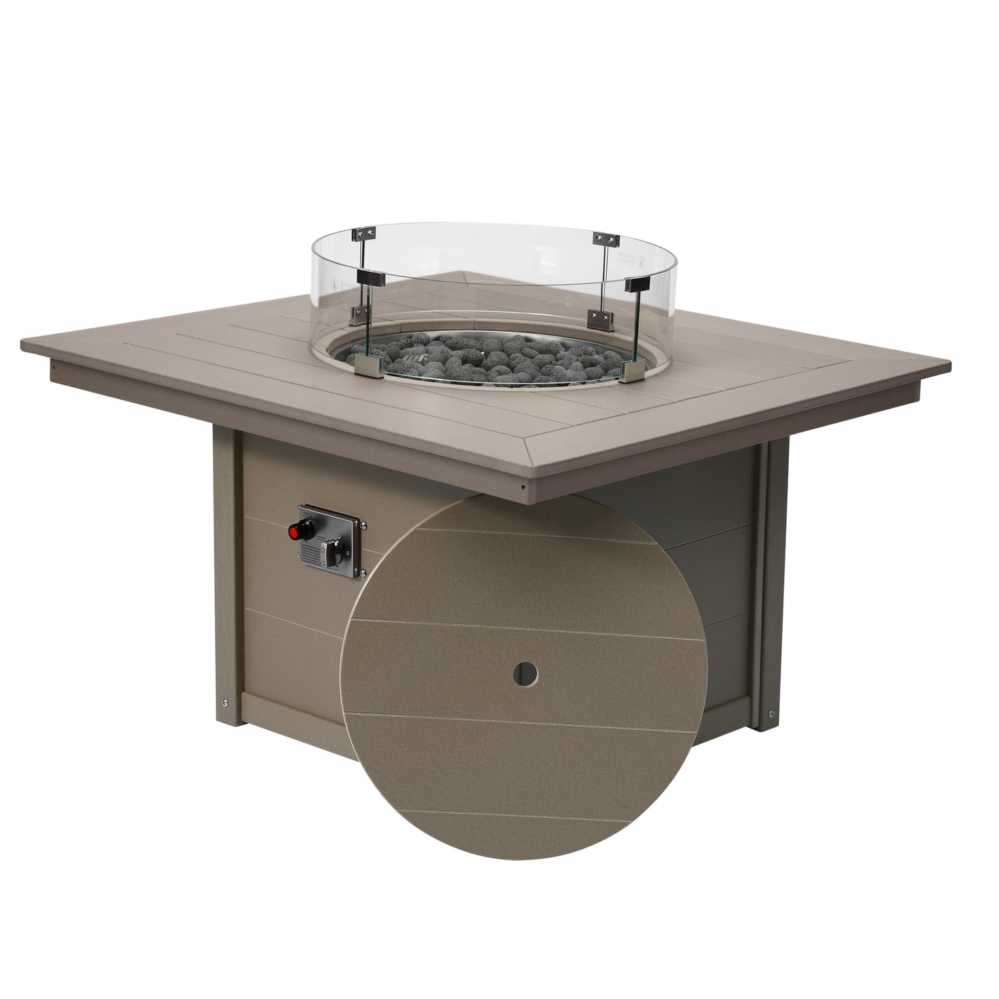 Sedona Square 42" Fire Pit Table