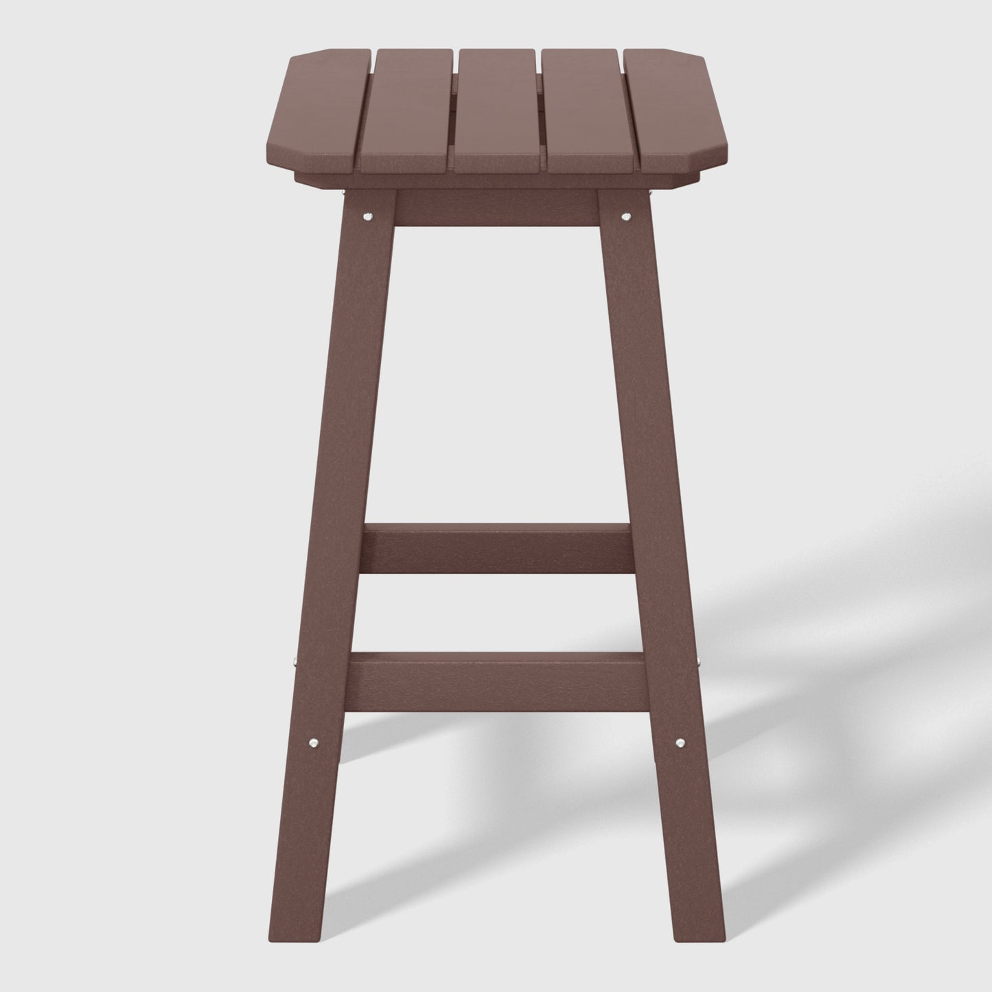 Stockholm  All-Weather Outdoor Square Counter Stool (24" Seat Height)
