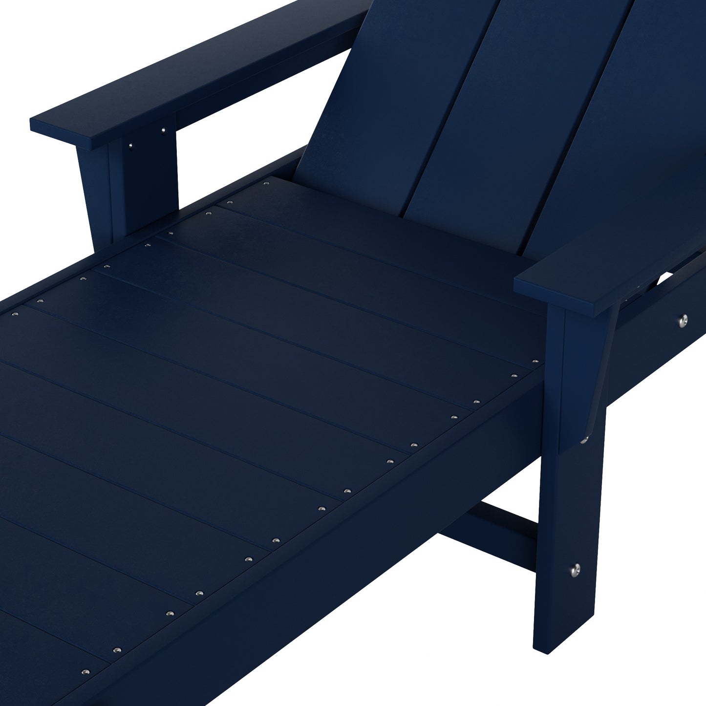 Malibu Modern All-Weather Outdoor Reclining Sun Lounger With Arm Rests & Wheels