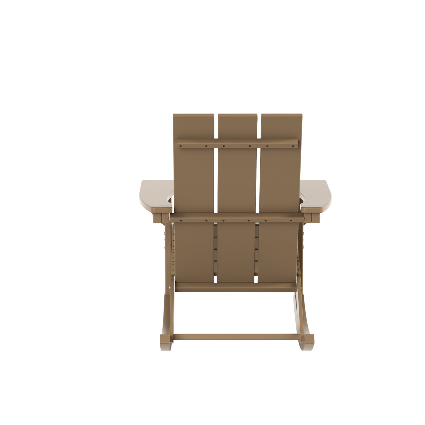 Malibu Modern All-Weather Outdoor Rocking Adirondack Chair