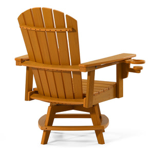 Heritage Ridge Adirondack Swivel Dining Chair With Cup Holder