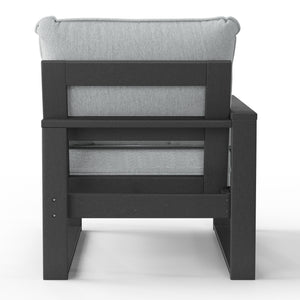Signature All-Weather Outdoor Modular Patio Deep Seating Left Arm Chair (Left Arm Sectional Seat)
