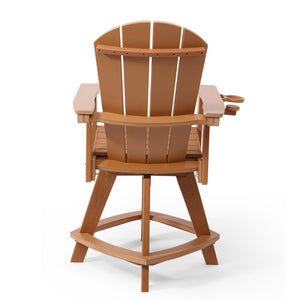 Chatham Adirondack Swivel Counter Chair with Cup Holder