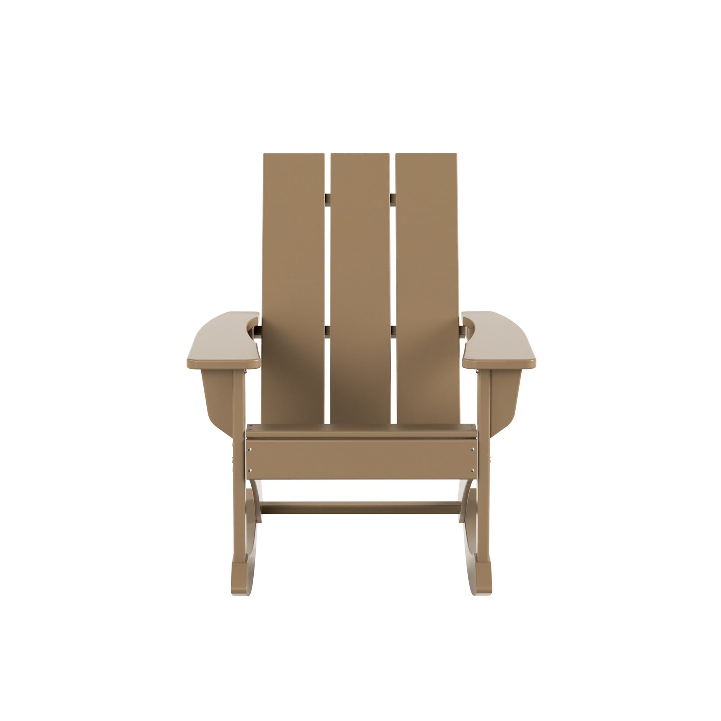 Malibu Modern All-Weather Outdoor Rocking Adirondack Chair