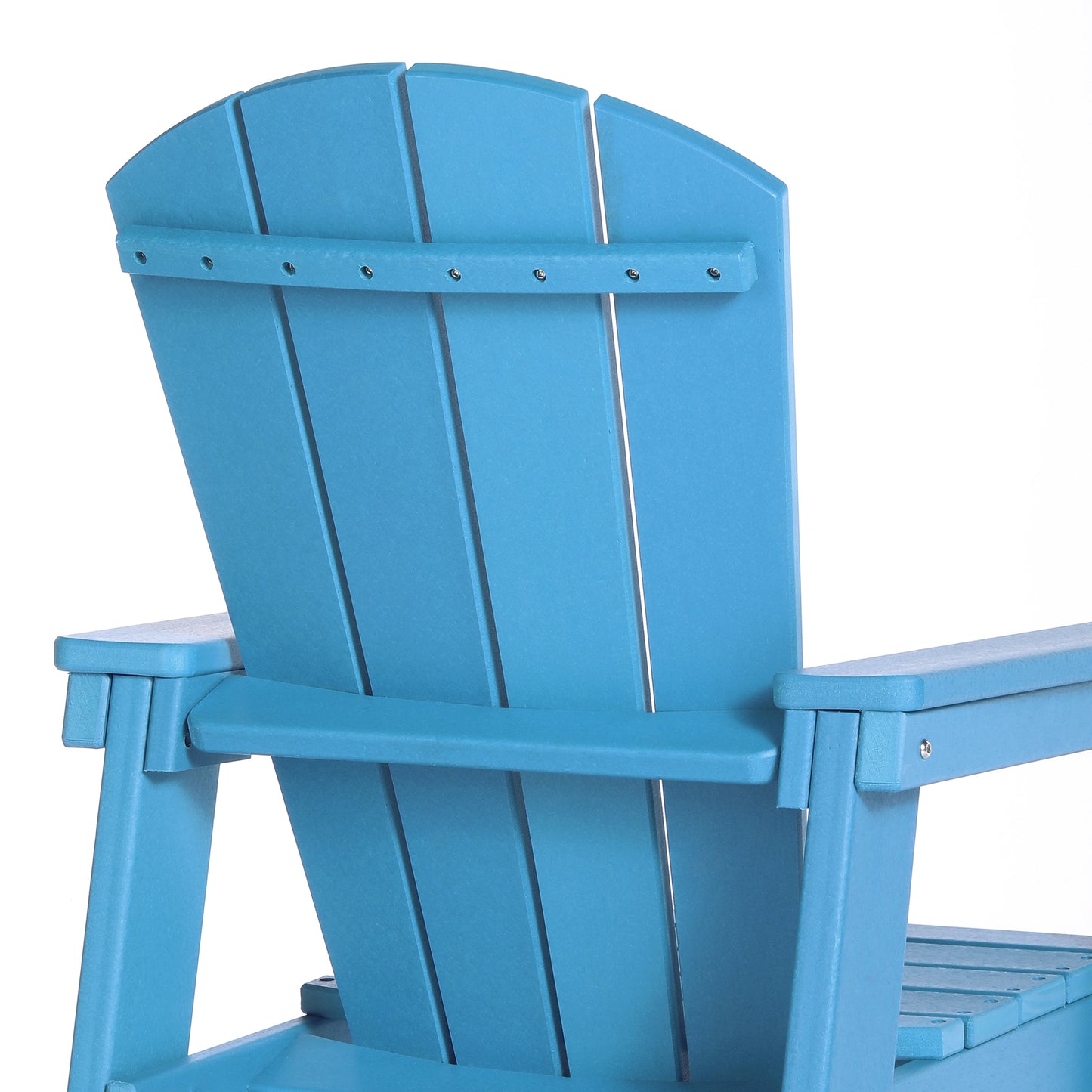 Tiny Terraces Kids' All-Weather Outdoor Poly Adirondack Chair