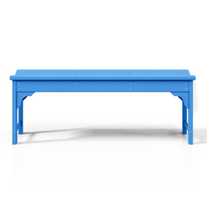 Concord All-Weather Outdoor Garden Backless Bench (46" Wide)