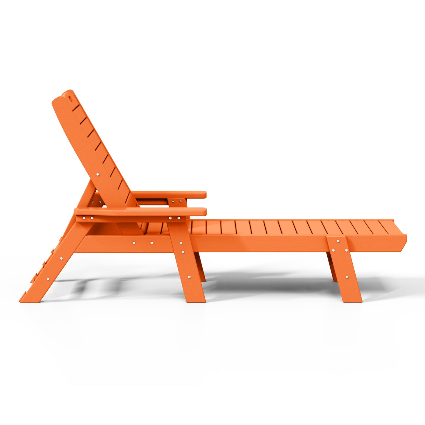 Santa Monica All-Weather Outdoor Reclining Sun Lounger with Arm Rests