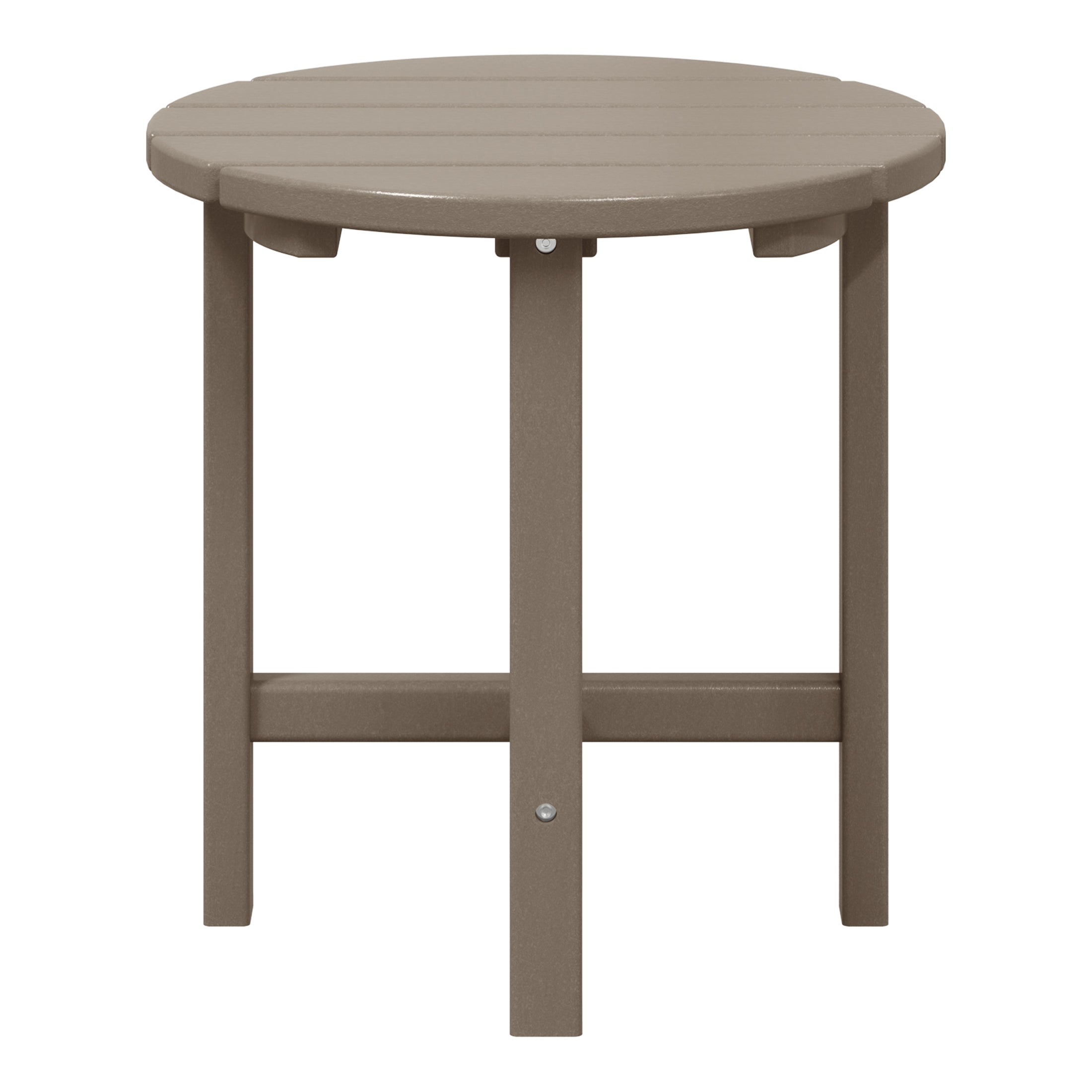Tuscany All-Weather Outdoor Round Side Table (18" Height)
