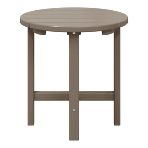 Tuscany All-Weather Outdoor Round Side Table (18" Height)