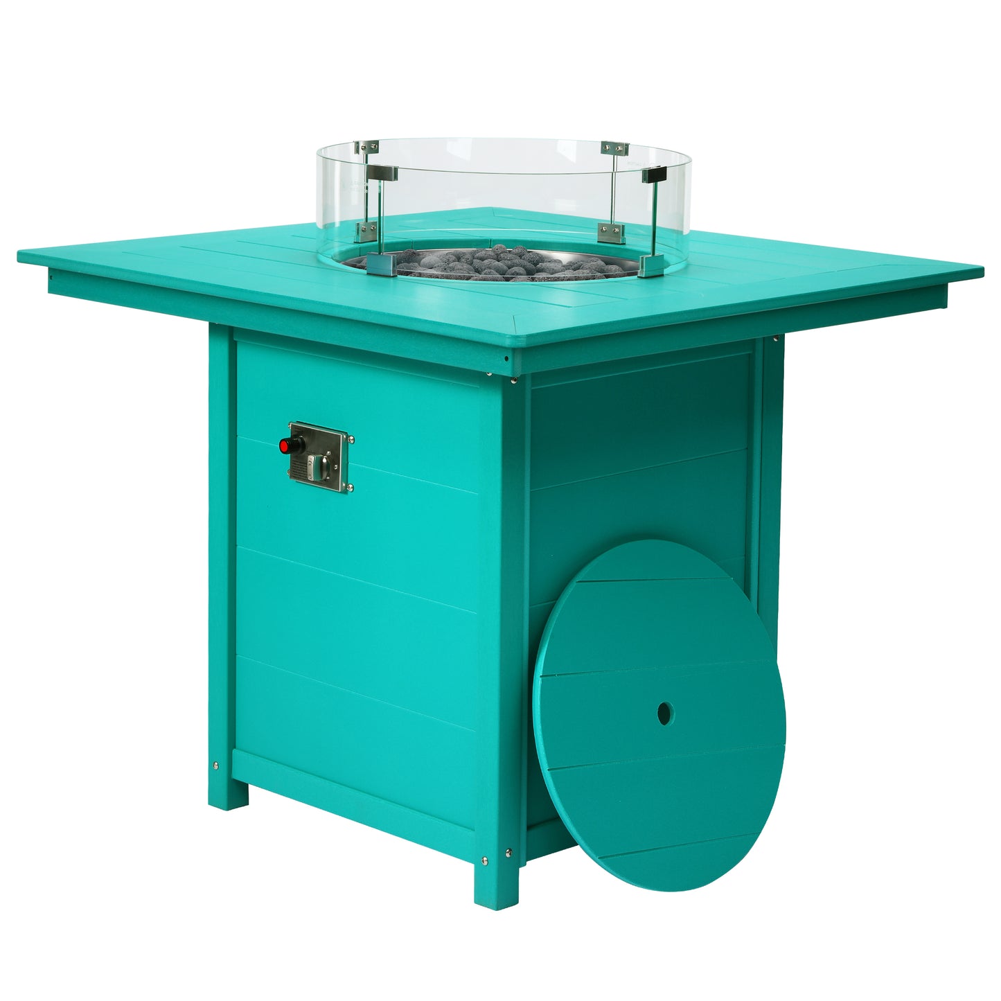 Sedona Square 42" Counter Fire Pit Table