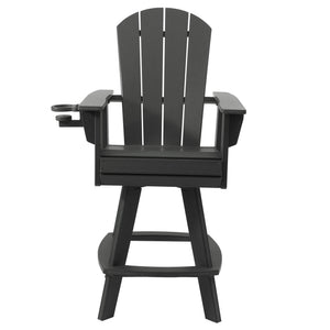 Chatham Adirondack Swivel Bar Chair with Cup Holder