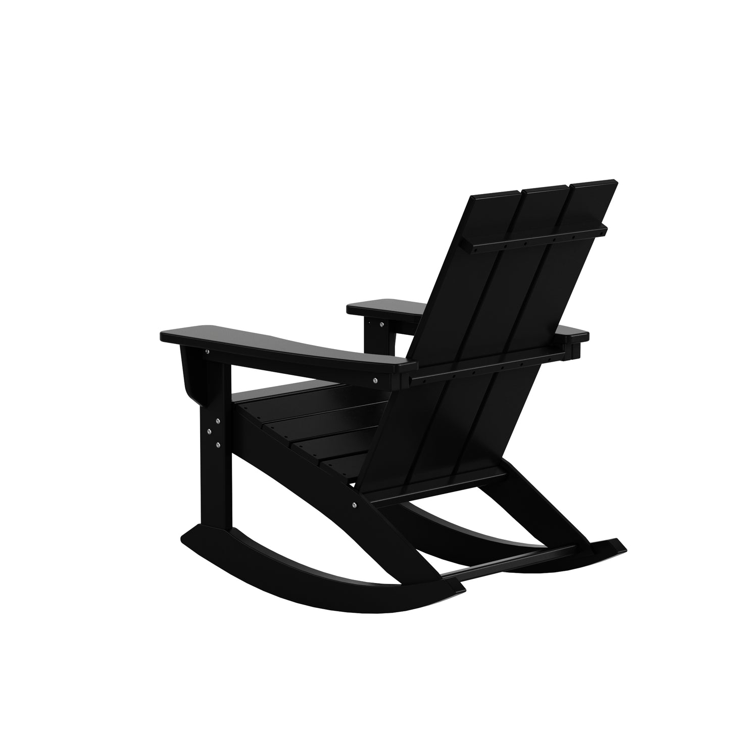 Malibu Modern All-Weather Outdoor Rocking Adirondack Chair