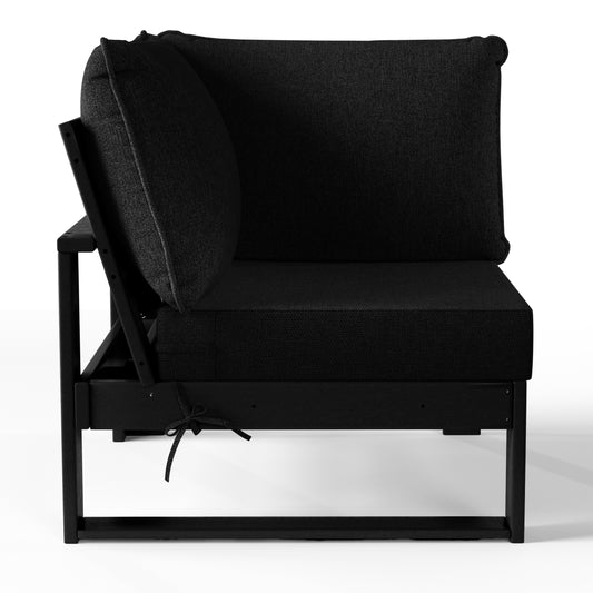 Signature All-Weather Outdoor Modular Patio Deep Seating Corner Chair (Corner Sectional Seat)