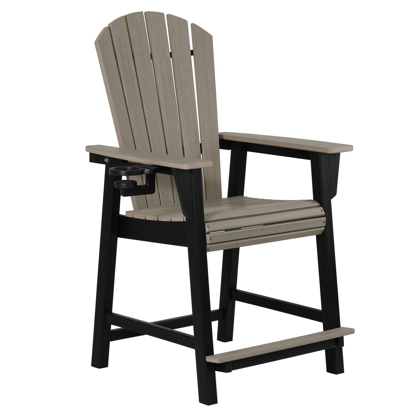 Heritage Ridge Adirondack Counter Height Chair With Cup Holder