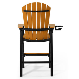 Heritage Ridge Adirondack Bar Chair With Cup Holder