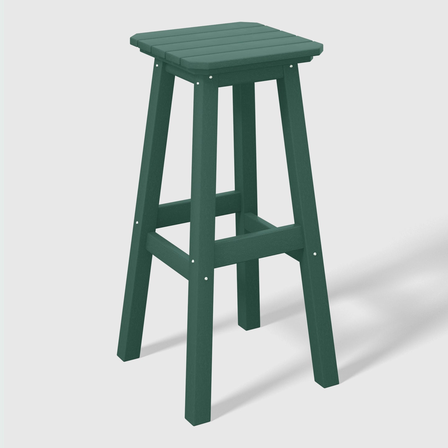Stockholm All-Weather Outdoor Square Bar Stool (29" Height)