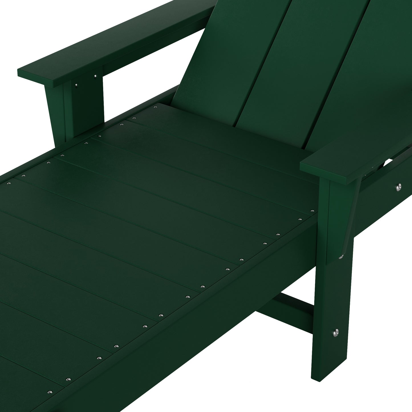 Malibu Modern All-Weather Outdoor Reclining Sun Lounger With Arm Rests & Wheels
