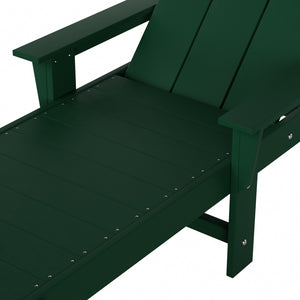 Malibu Modern All-Weather Outdoor Reclining Sun Lounger With Arm Rests & Wheels
