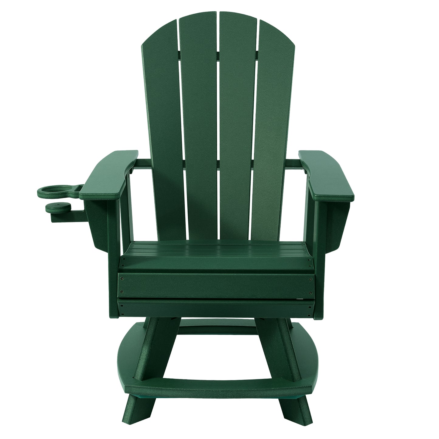 Adirondack Swivel Dining Chair with Cup Holder With Cup Holder