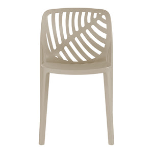 Patio Stacking Dining Side Chair (Set of 2)