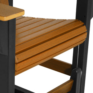 Adirondack Counter Glider With Cup Holder