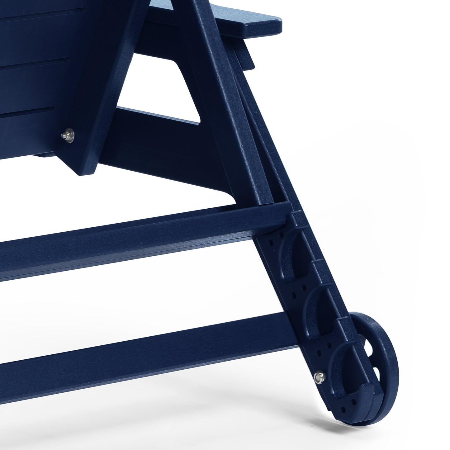 Santa Barbara Reclining Chaise Lounge with Cup Holder and Wheels