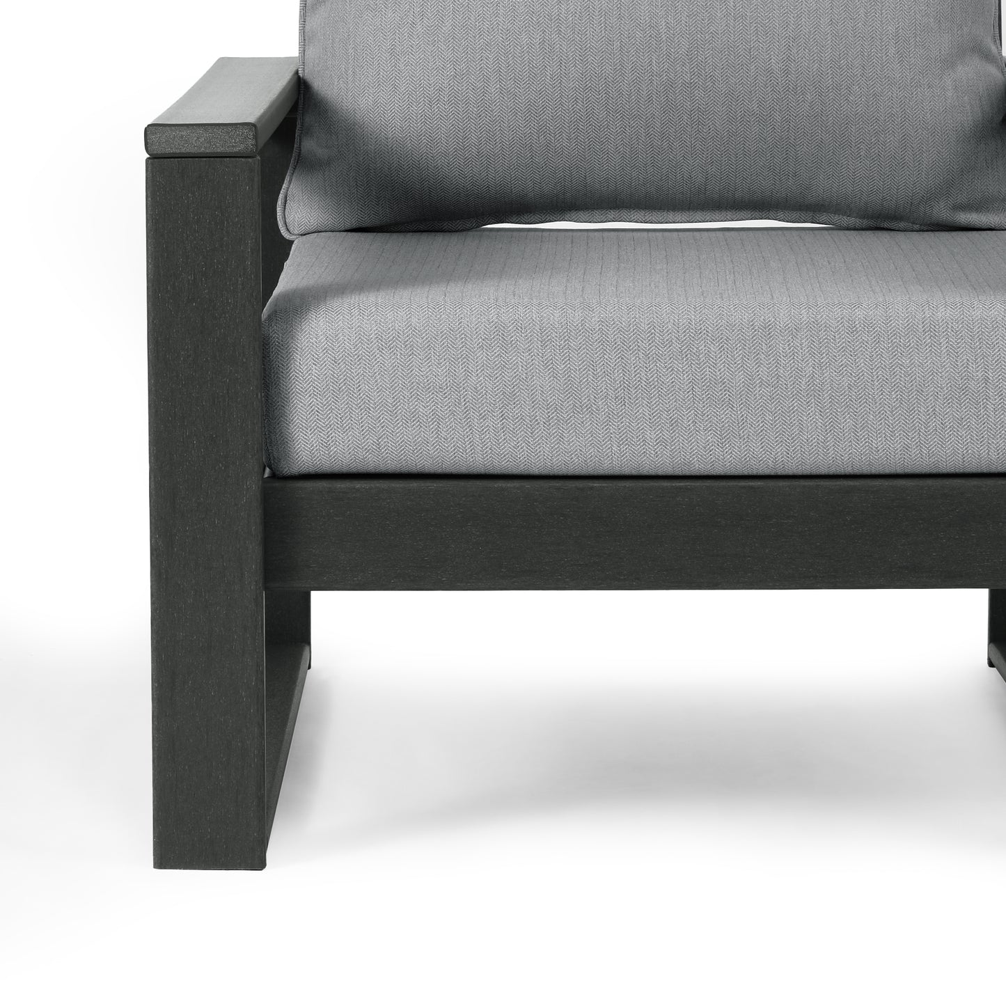 Signature All-Weather Outdoor Modular Patio Deep Seating Club Arm Chair