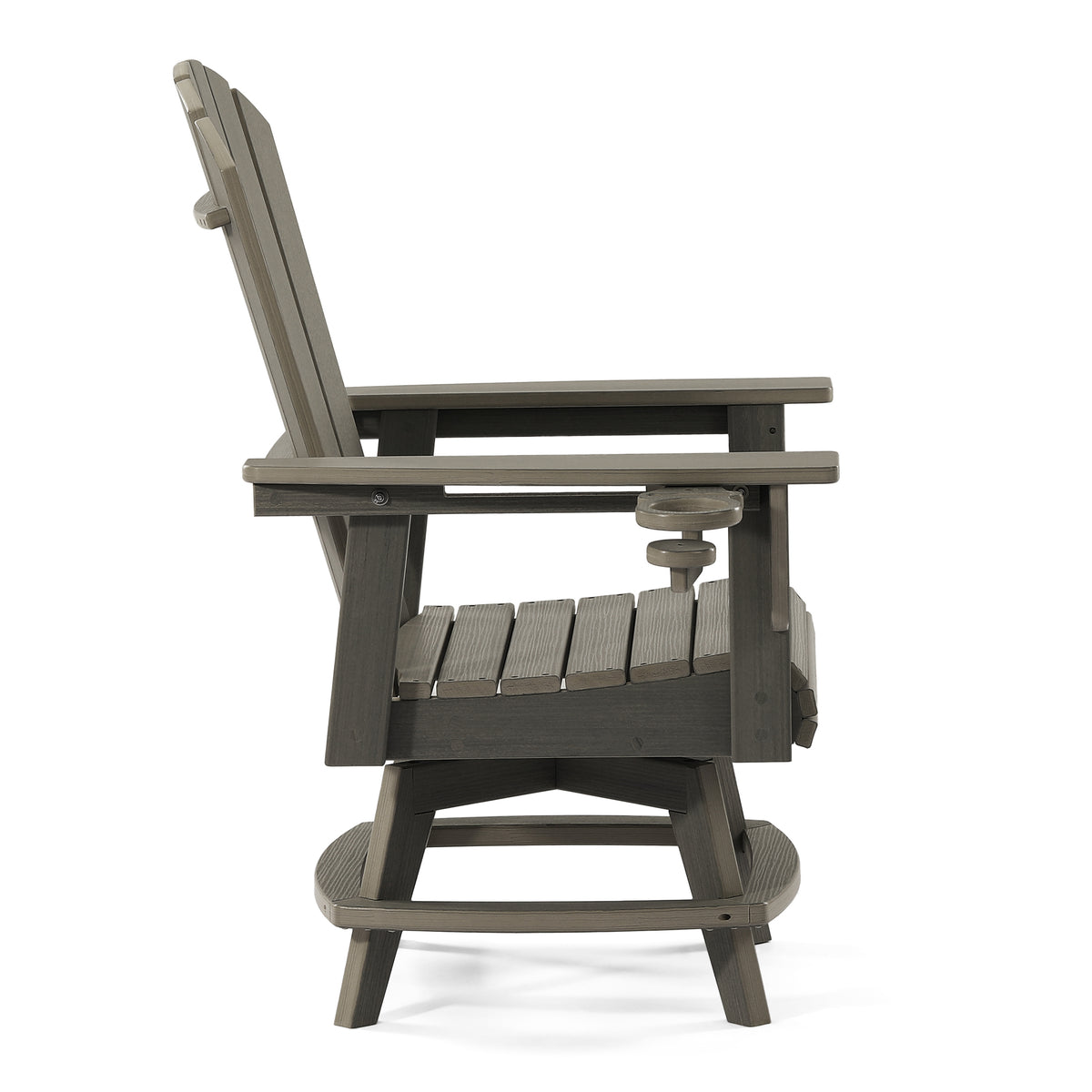 Heritage Ridge Adirondack Swivel Dining Chair With Cup Holder