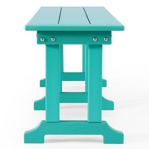 Tuscany All-Weather Outdoor 65" Trestle Dining Bench