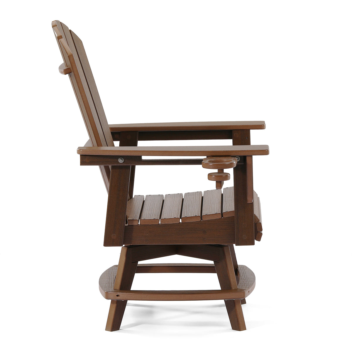 Heritage Ridge Adirondack Swivel Dining Chair With Cup Holder
