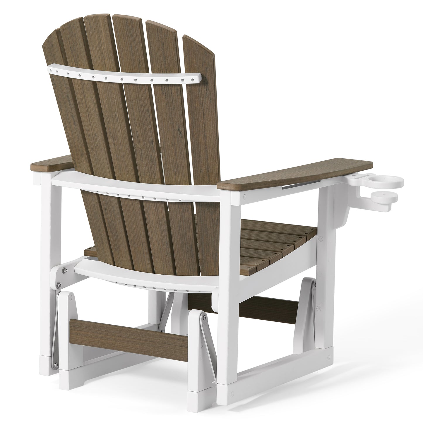 Heritage Ridge Adirondack Glider With Cup Holder
