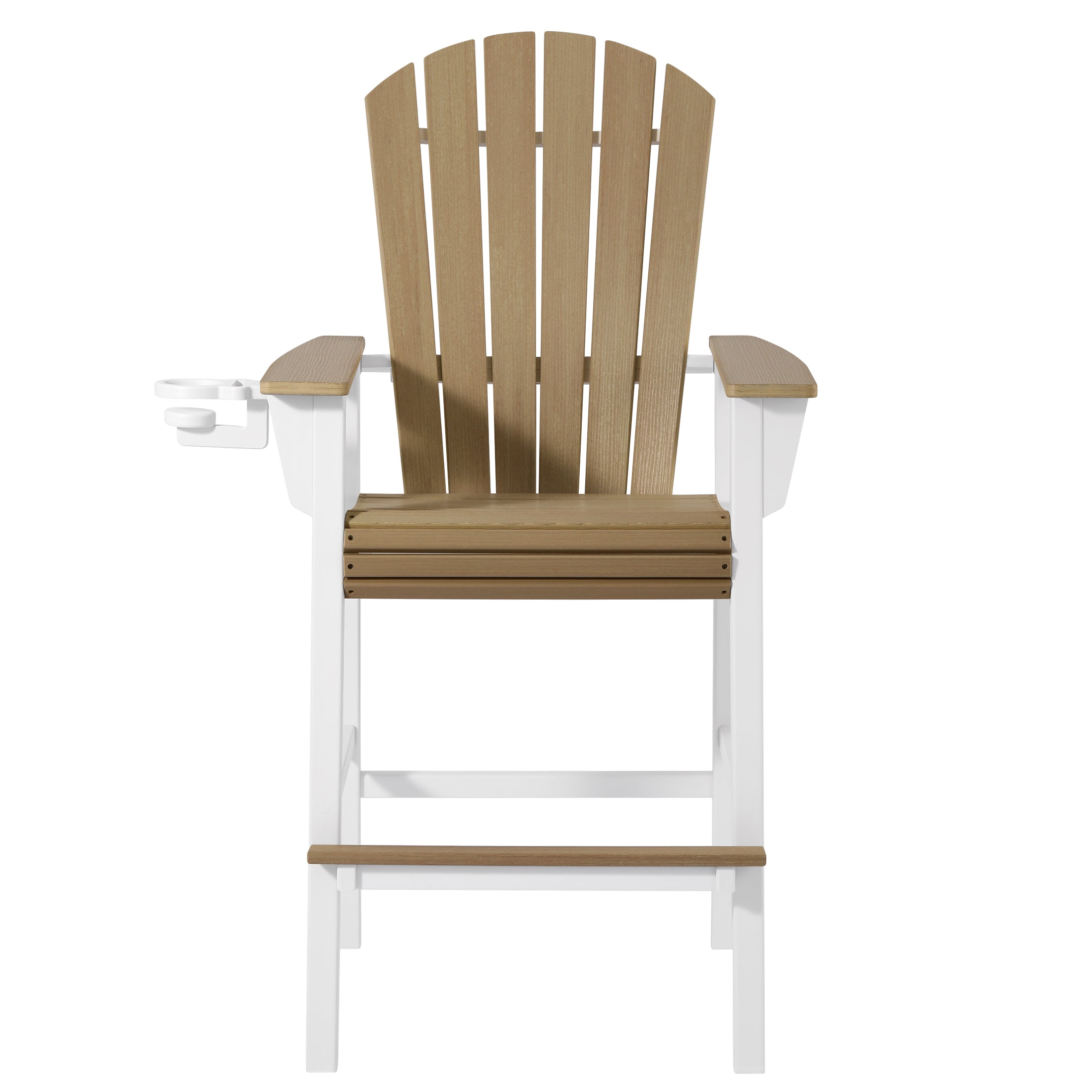 Heritage Ridge Adirondack Bar Chair With Cup Holder