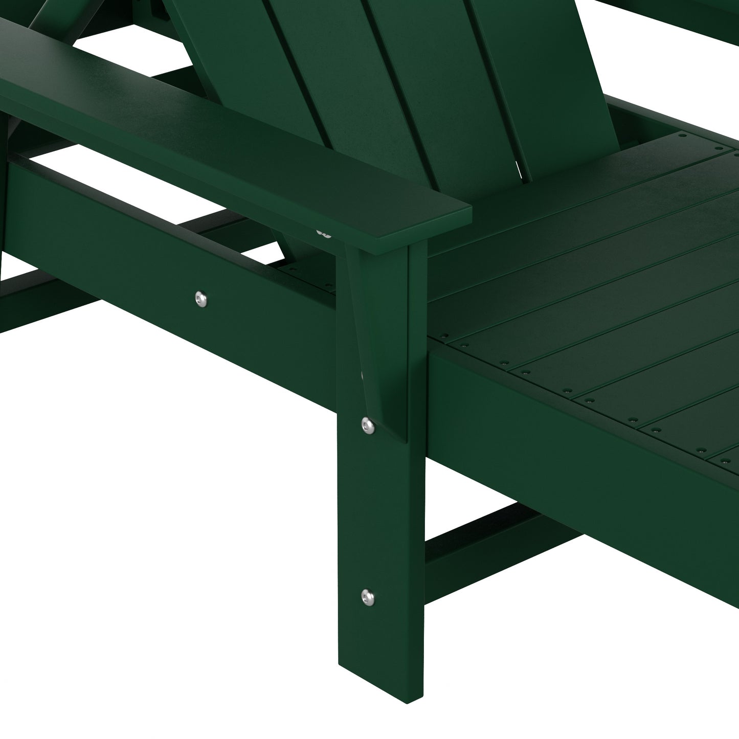 Chatham All-Weather Outdoor Adirondack Reclining Sun Lounger With Arms Rests & Wheels