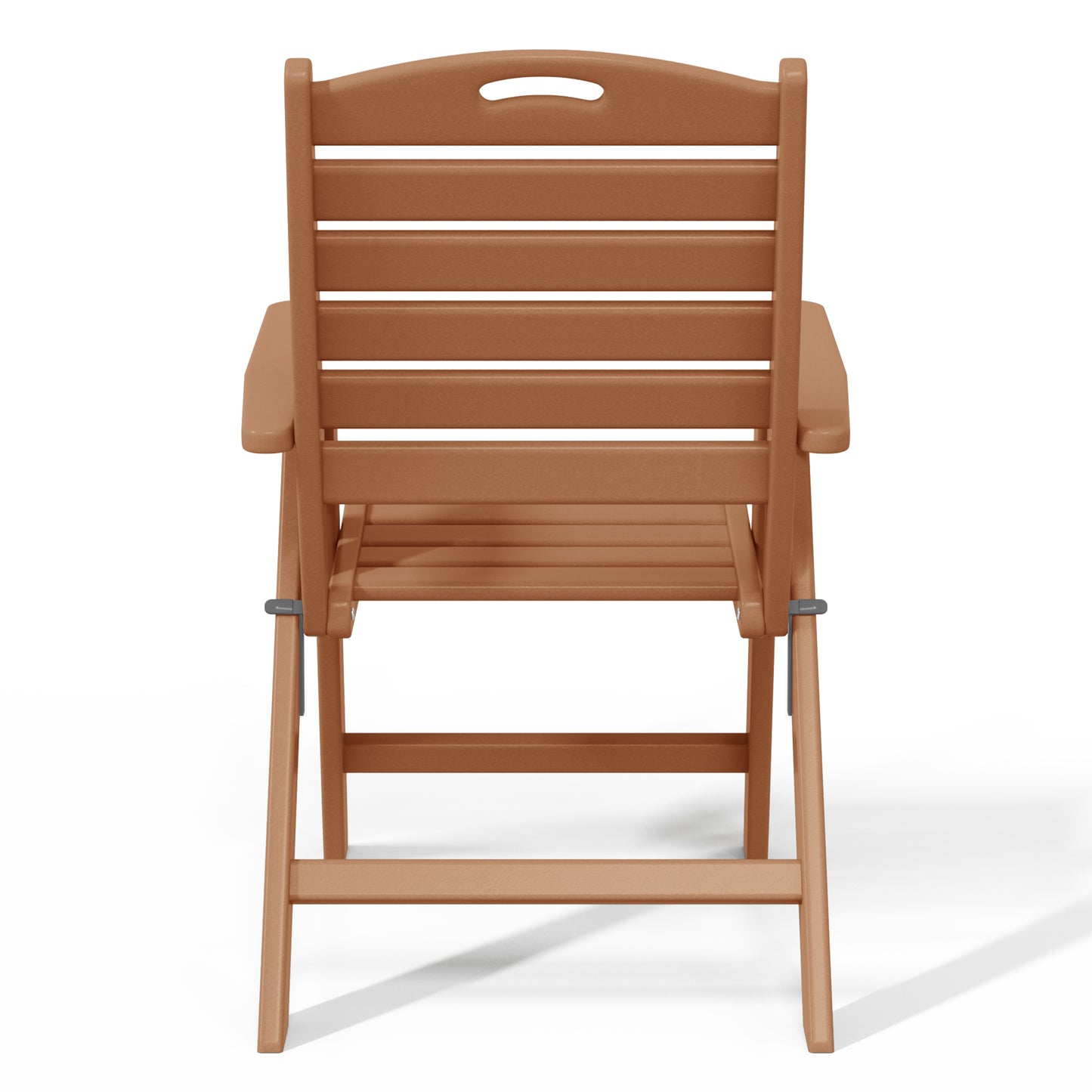 Aarhus All-Weather Outdoor Patio Folding Tall Back Dining Chair (38" High)