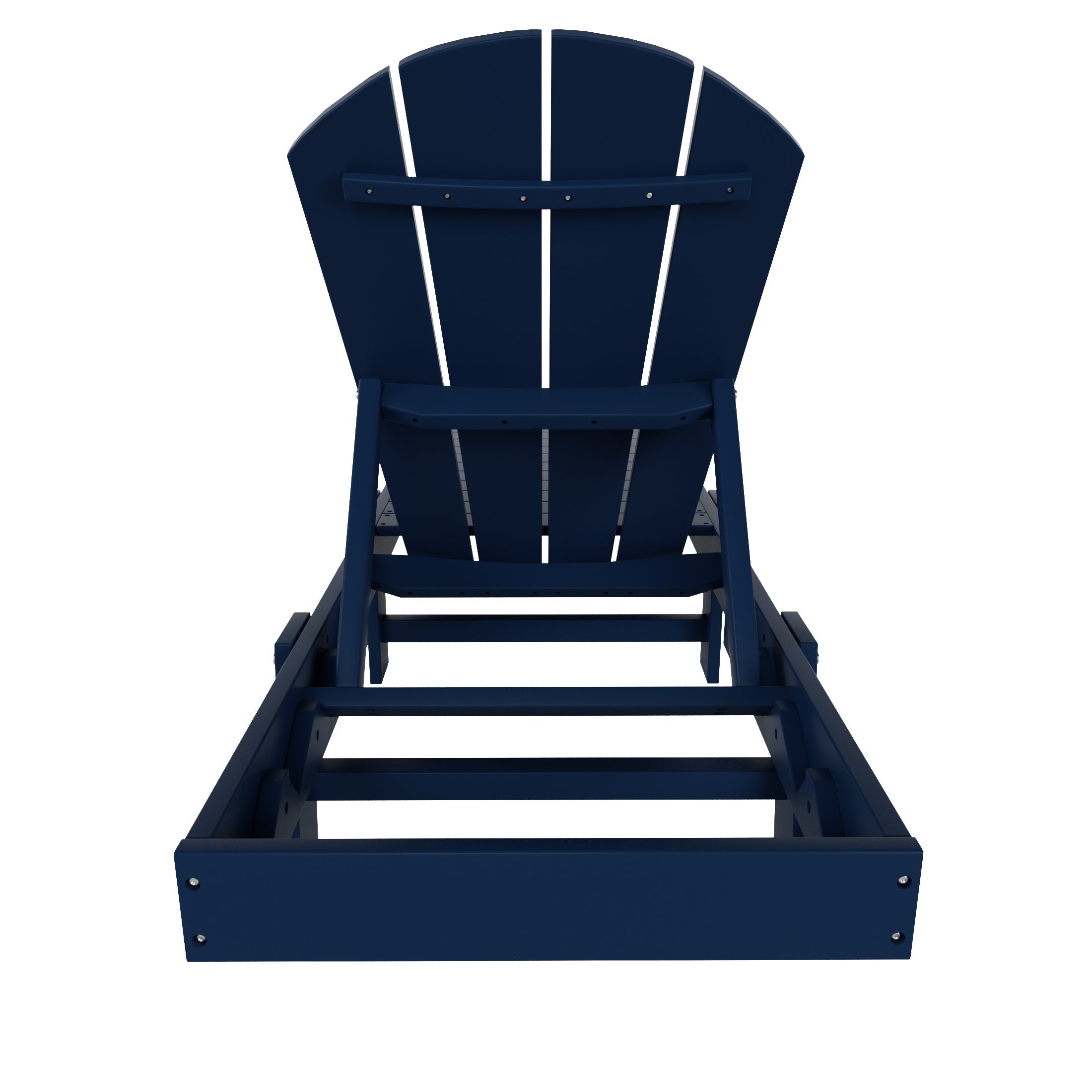 Chatham All-Weather Outdoor Adirondack Reclining Sun Lounger With Wheels