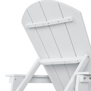 Chatham All-Weather Outdoor Adirondack Reclining Sun Lounger With Arms Rests & Wheels