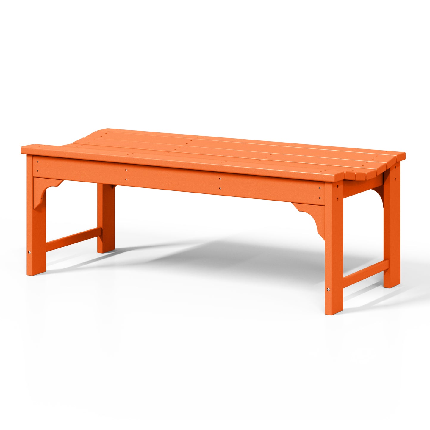 Concord All-Weather Outdoor Garden Backless Bench (46" Wide)
