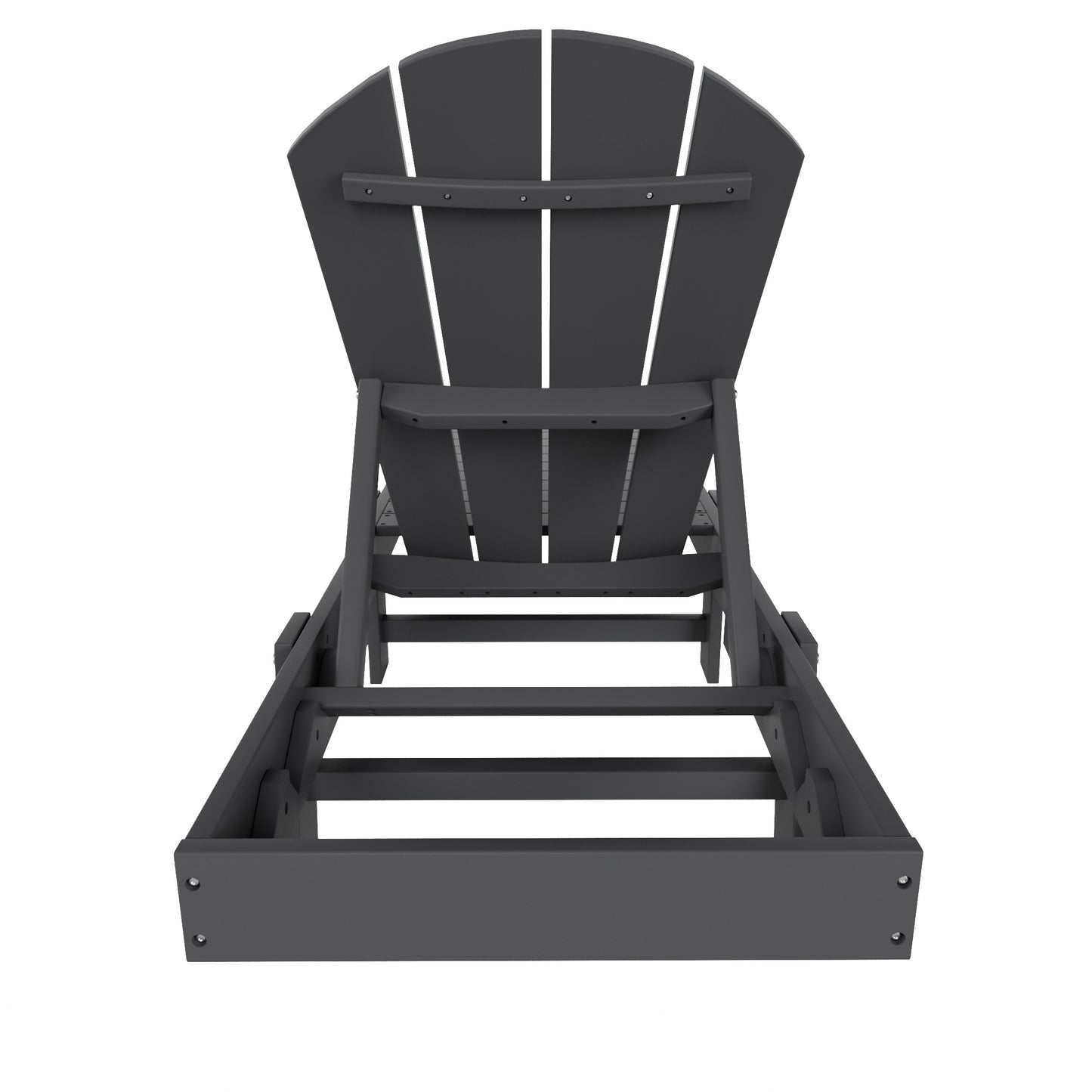 Chatham All-Weather Outdoor Adirondack Reclining Sun Lounger With Wheels