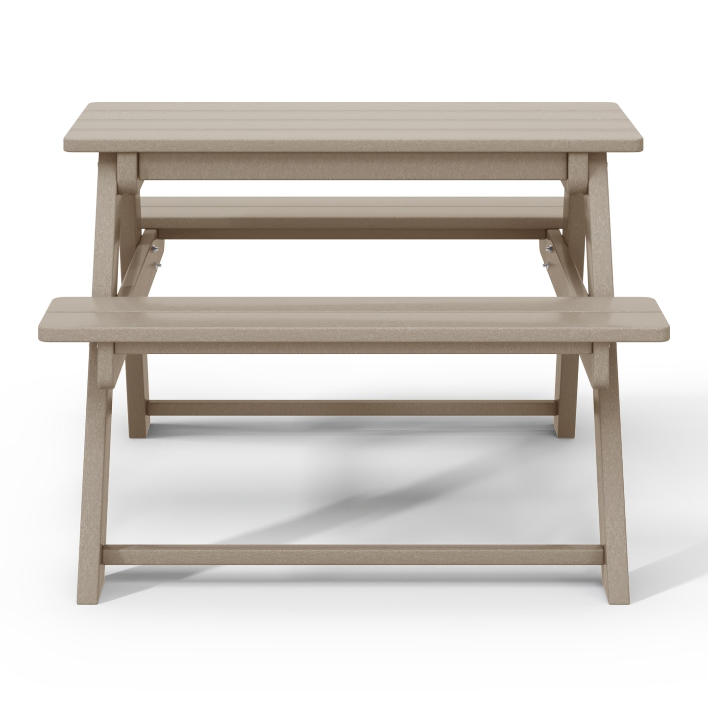 Tiny Terraces Kids' All-Weather Outdoor Picnic Table