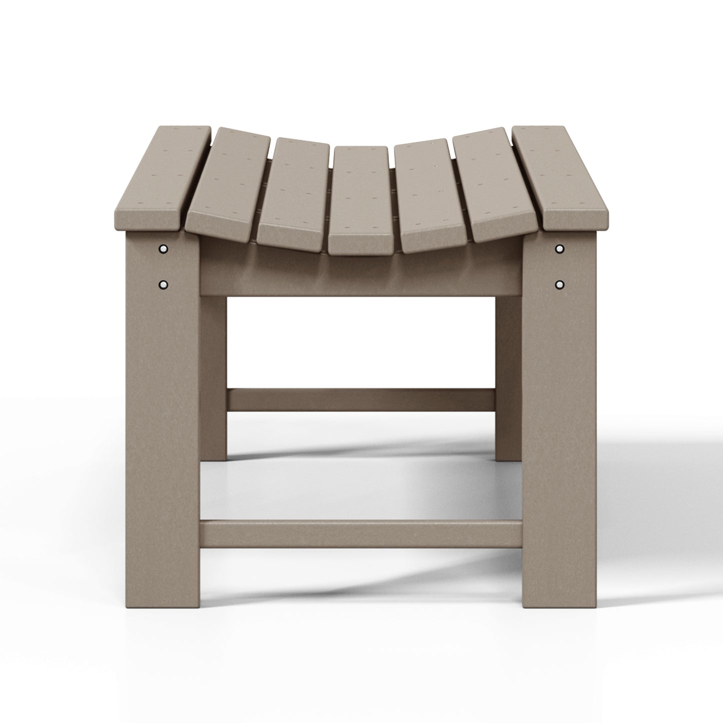 Concord All-Weather Outdoor Garden Backless Bench (46" Wide)