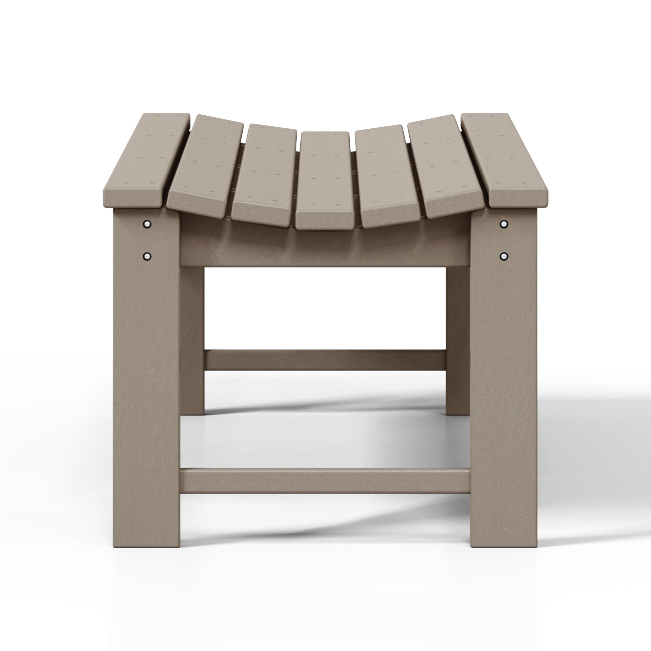 Concord All-Weather Outdoor Garden Backless Bench (46" Wide)