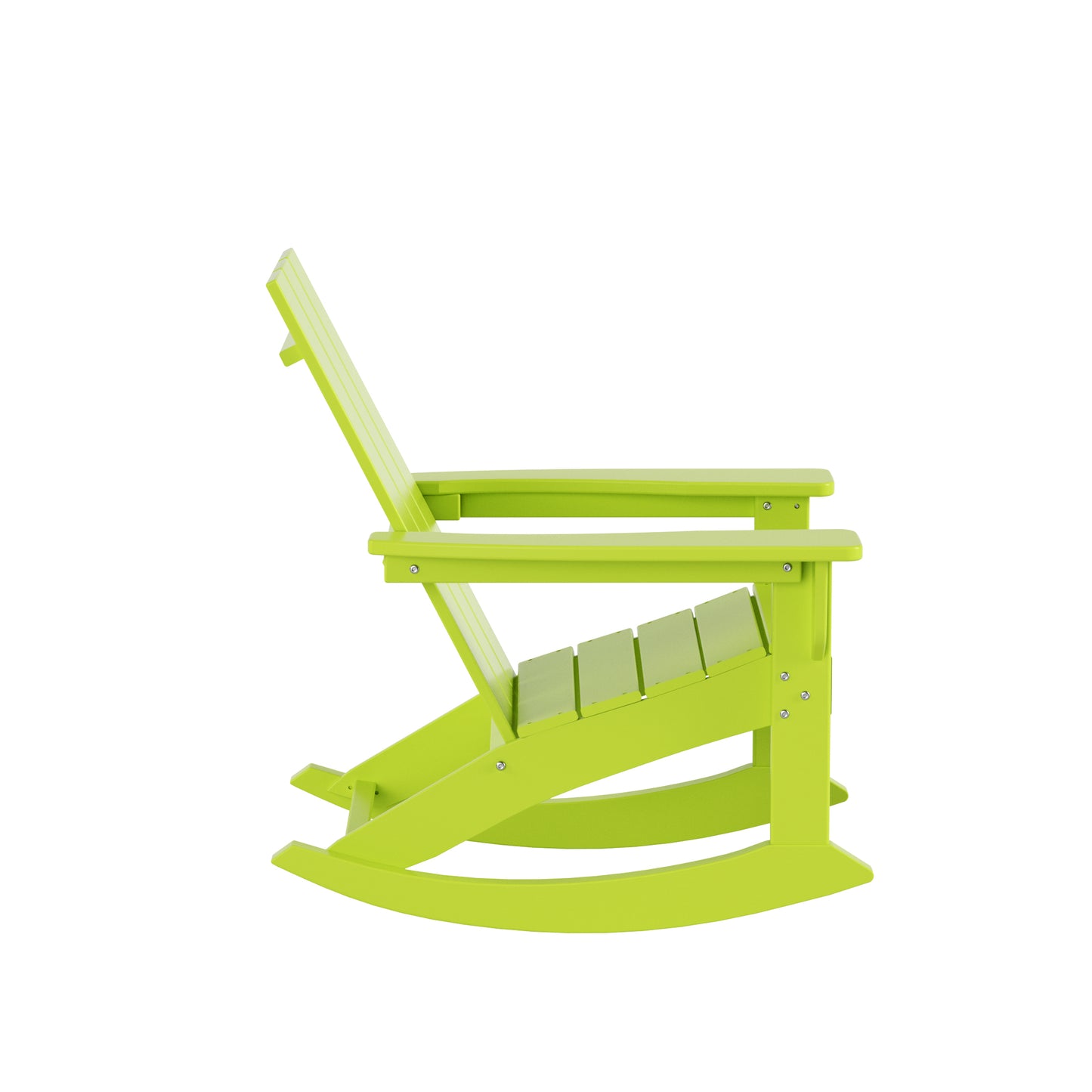 Malibu Modern All-Weather Outdoor Rocking Adirondack Chair