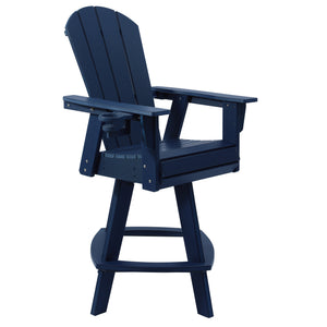Chatham Adirondack Swivel Bar Chair with Cup Holder