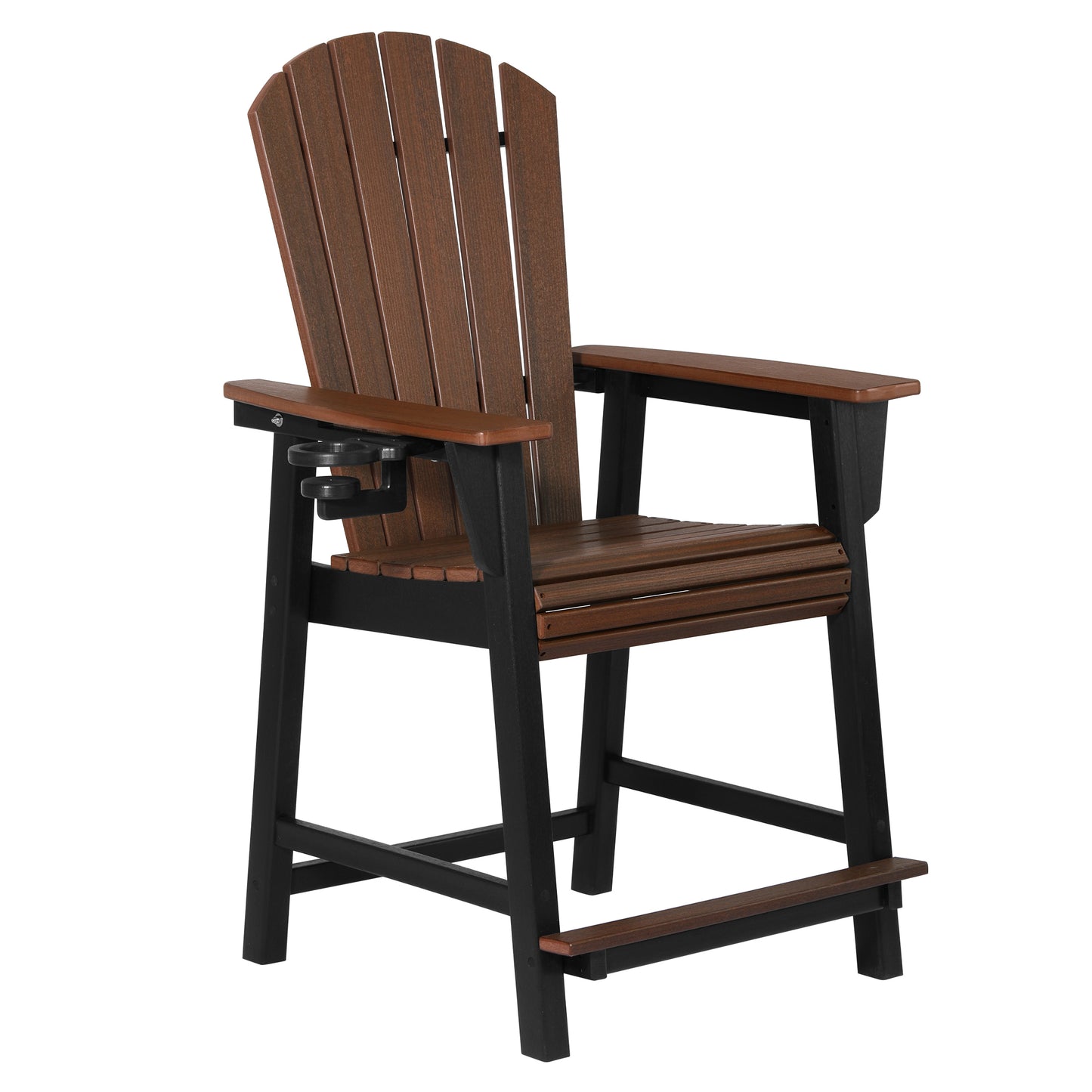 Heritage Ridge Adirondack Counter Height Chair With Cup Holder