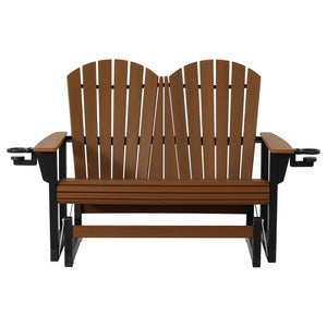 Adirondack 52“ Glider With Cup Holder